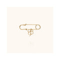 Mini Charm Brooch - Clover