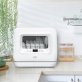 Mini silent compact dishwasher 3 place settings WASH CLEAN with water tank and LED screen