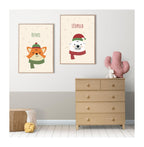 Personalized Posters - Christmas Animals