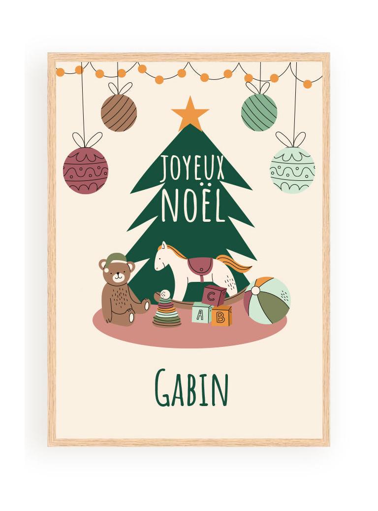 Póster personalizado - Salón navideño
