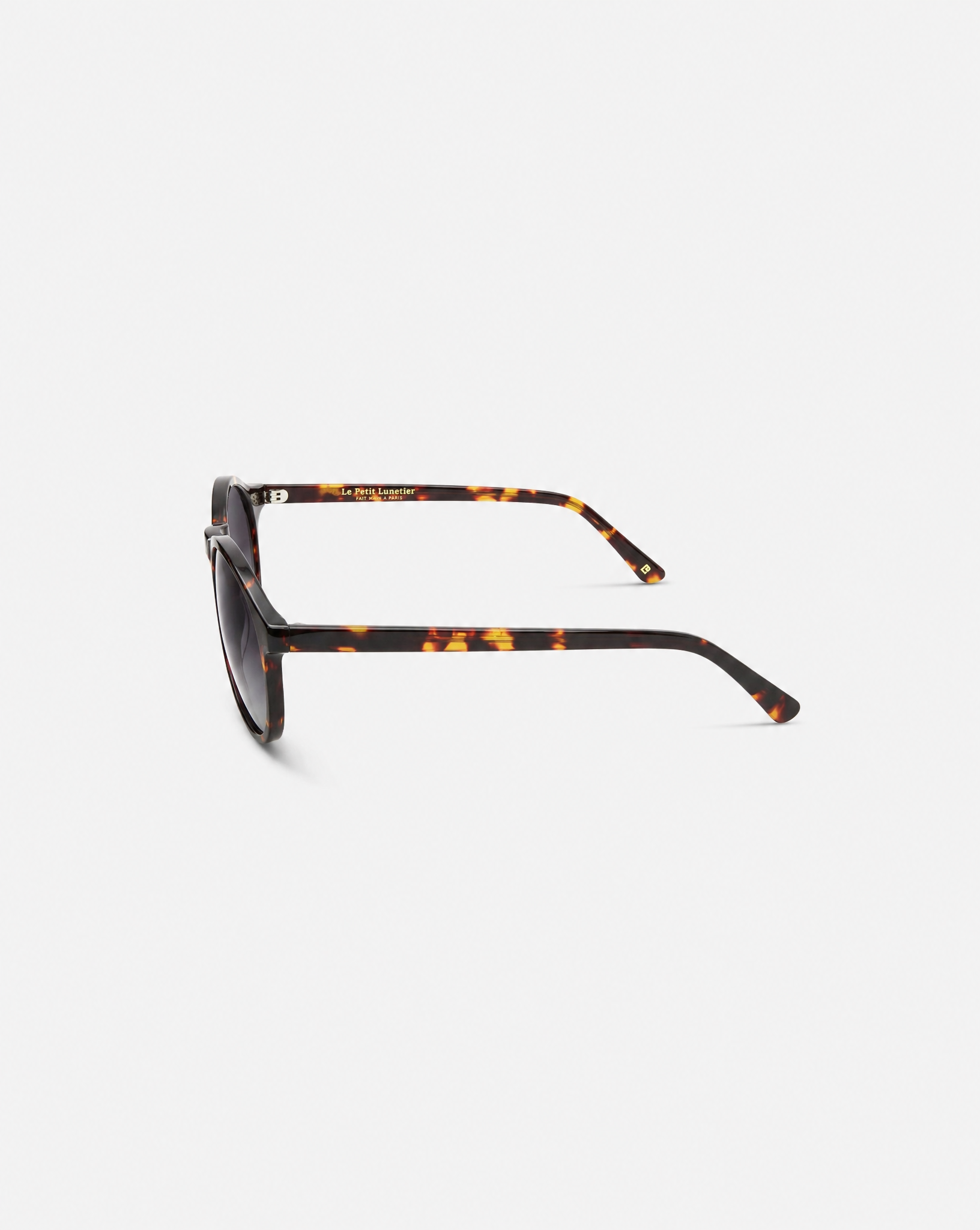 Gafas de sol Elie M Ecaille: montura pantos de acetato, vista de perfil
