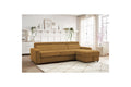 Sofá esquinero reversible convertible con arcón - 140x190 - Monaco - Pana