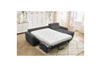 Sofá esquinero reversible convertible con arcón - 140x190 - Monaco - Pana