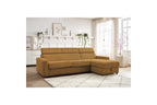 Sofá esquinero reversible convertible con arcón - 140x190 - Monaco - Pana