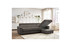 Sofá esquinero reversible convertible con arcón - 140x190 - Monaco - Pana