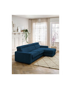 Sofá esquinero reversible convertible con arcón - 140x190 - Monaco - Pana