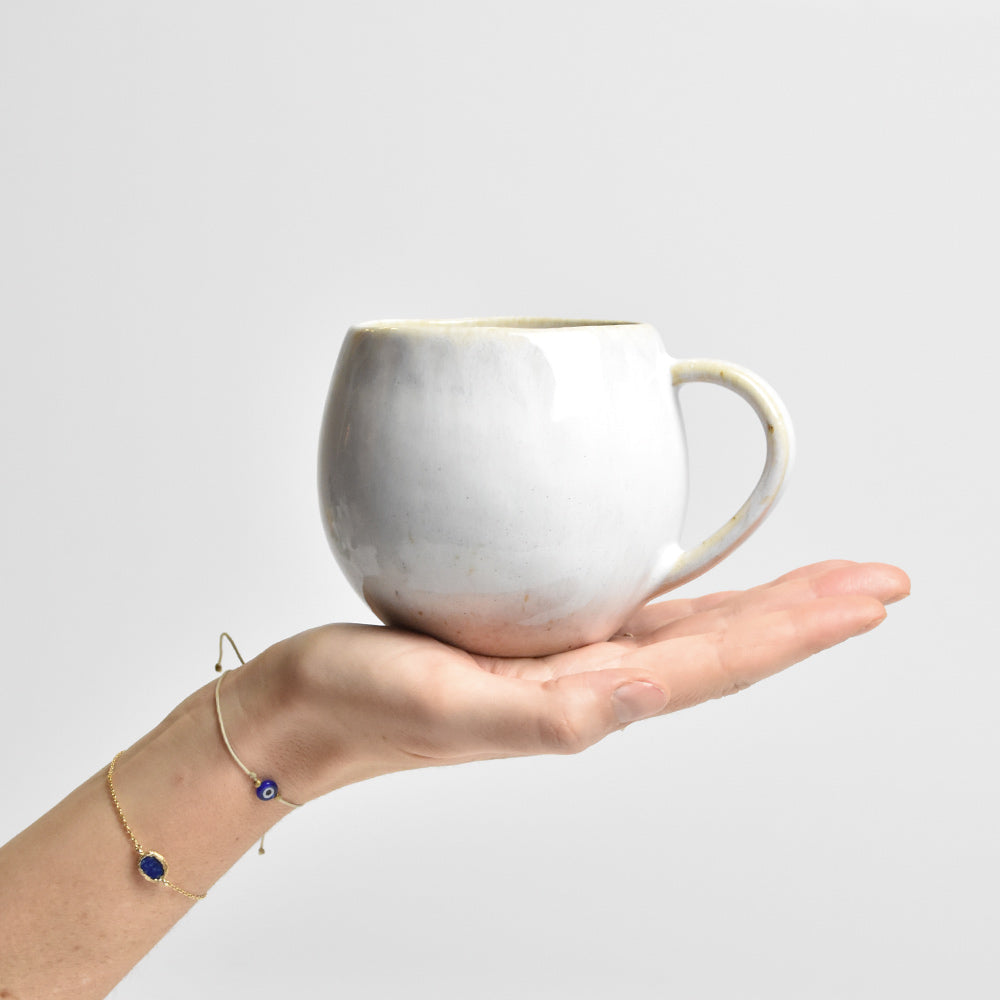 Grand Mug - Blanc Audacieux