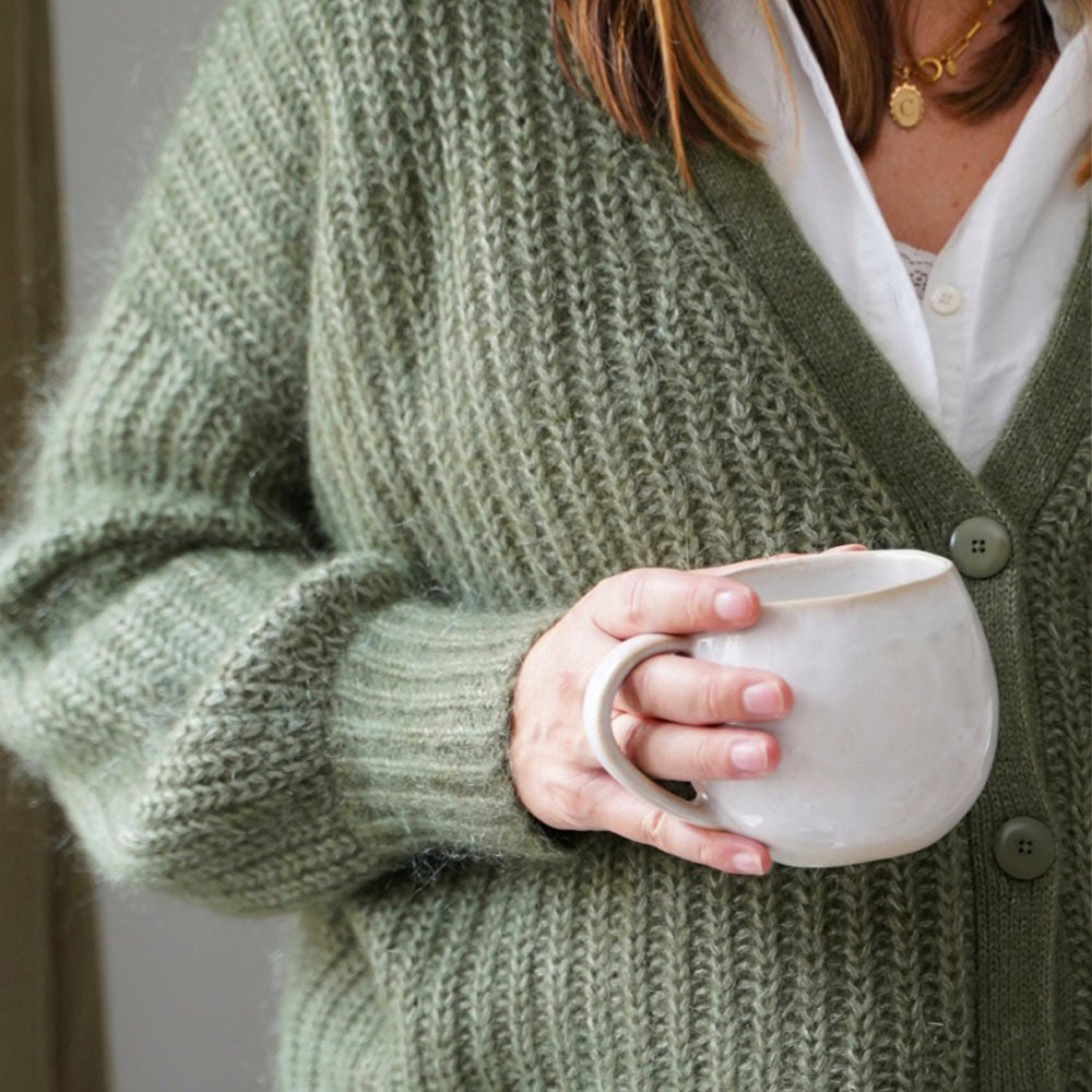 Grand Mug - Blanc Audacieux