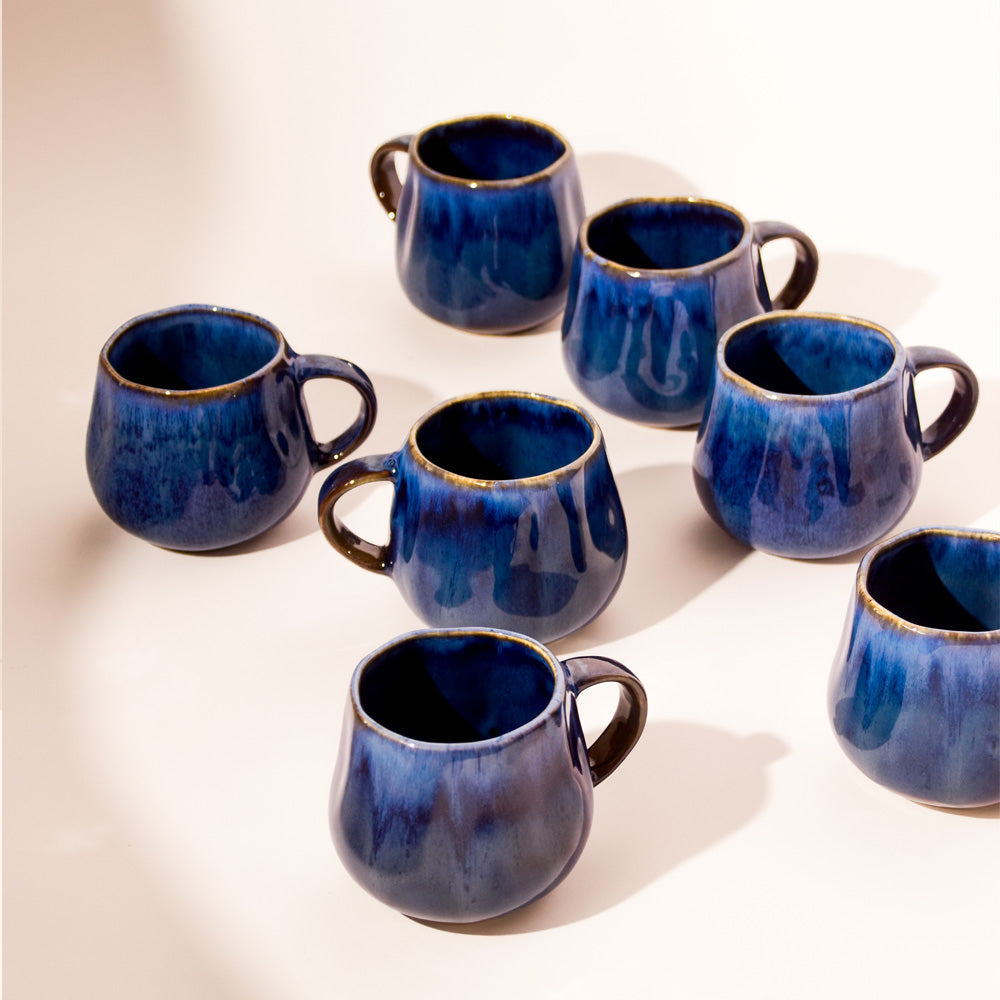 Grand Mug Onda - Bleu Abyssal