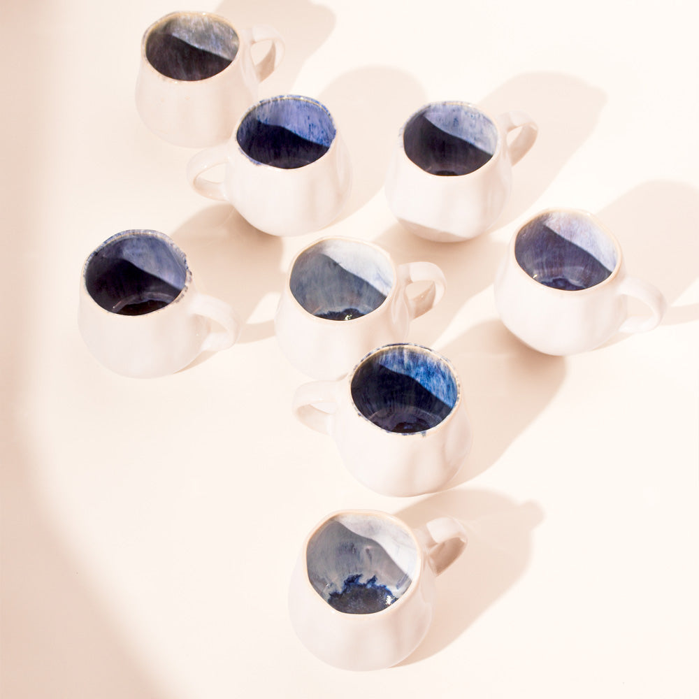 Grand Mug Onda - Cobalt Écume