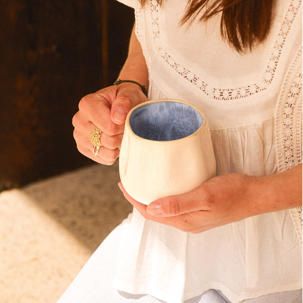 Grand Mug Onda - Cobalt Écume