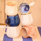 Grand Mug Onda - Cobalt Écume