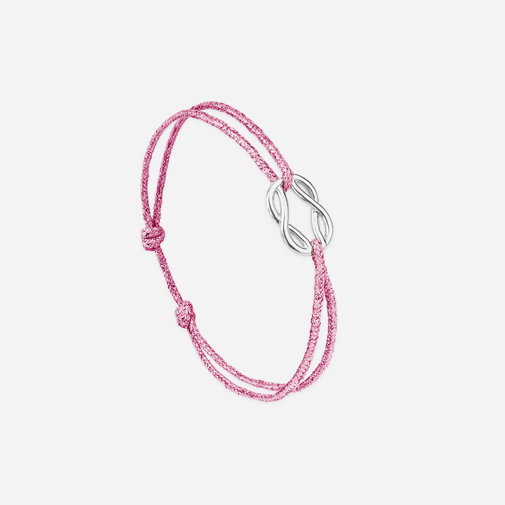 Bracelet Adra - Rose Clair Pailleté