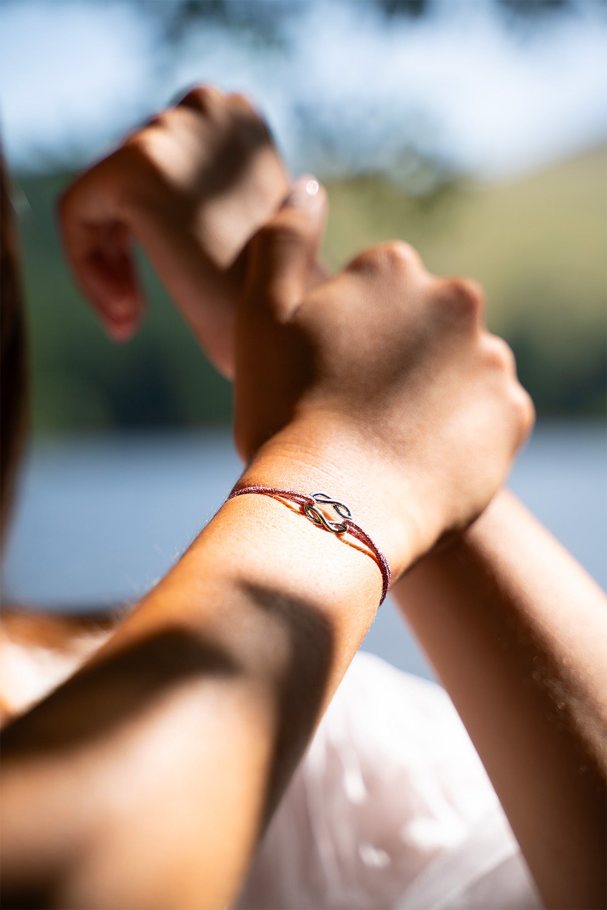 Bracelet Adra - Rose Clair Pailleté