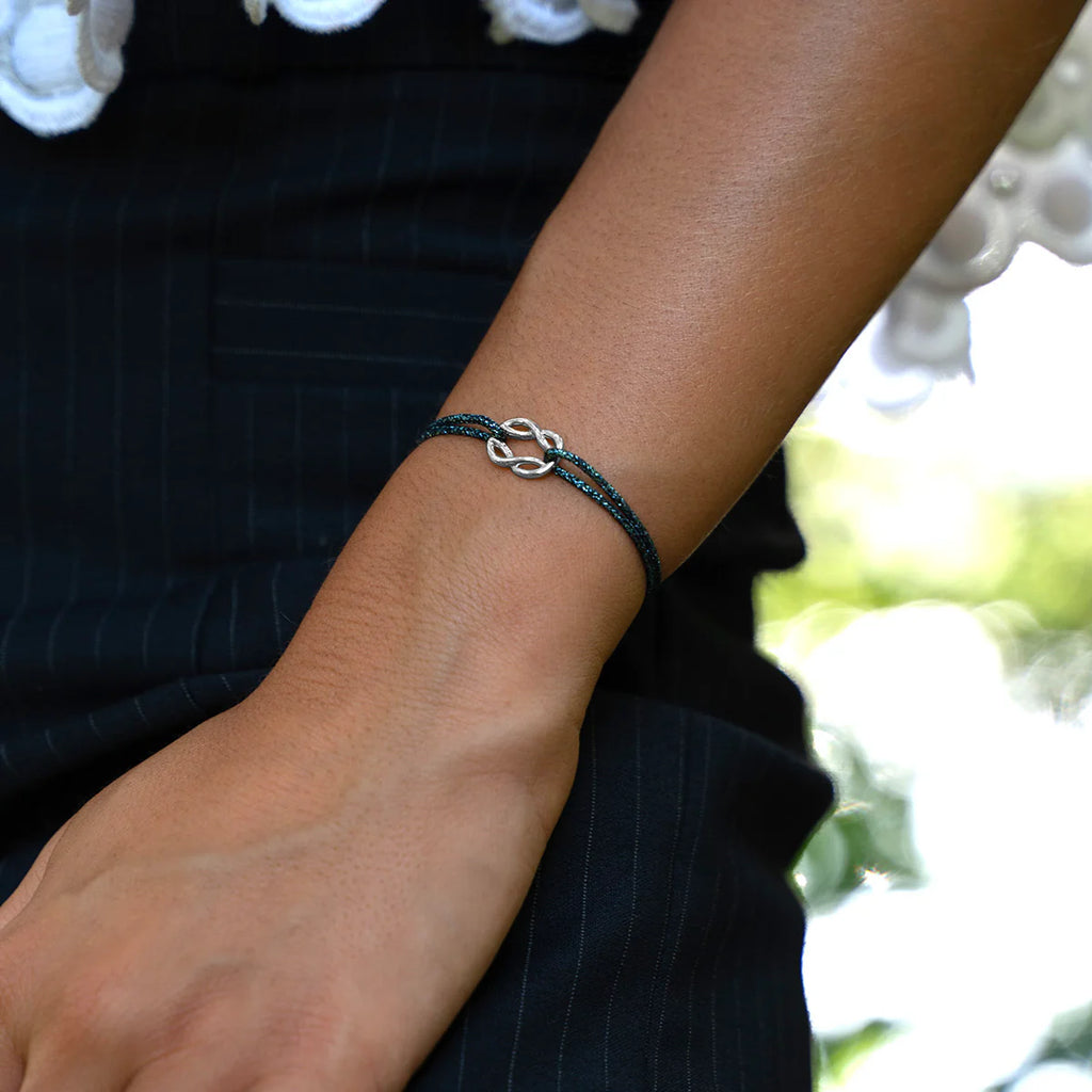 Pulsera Punta - Azul Marino Brillante