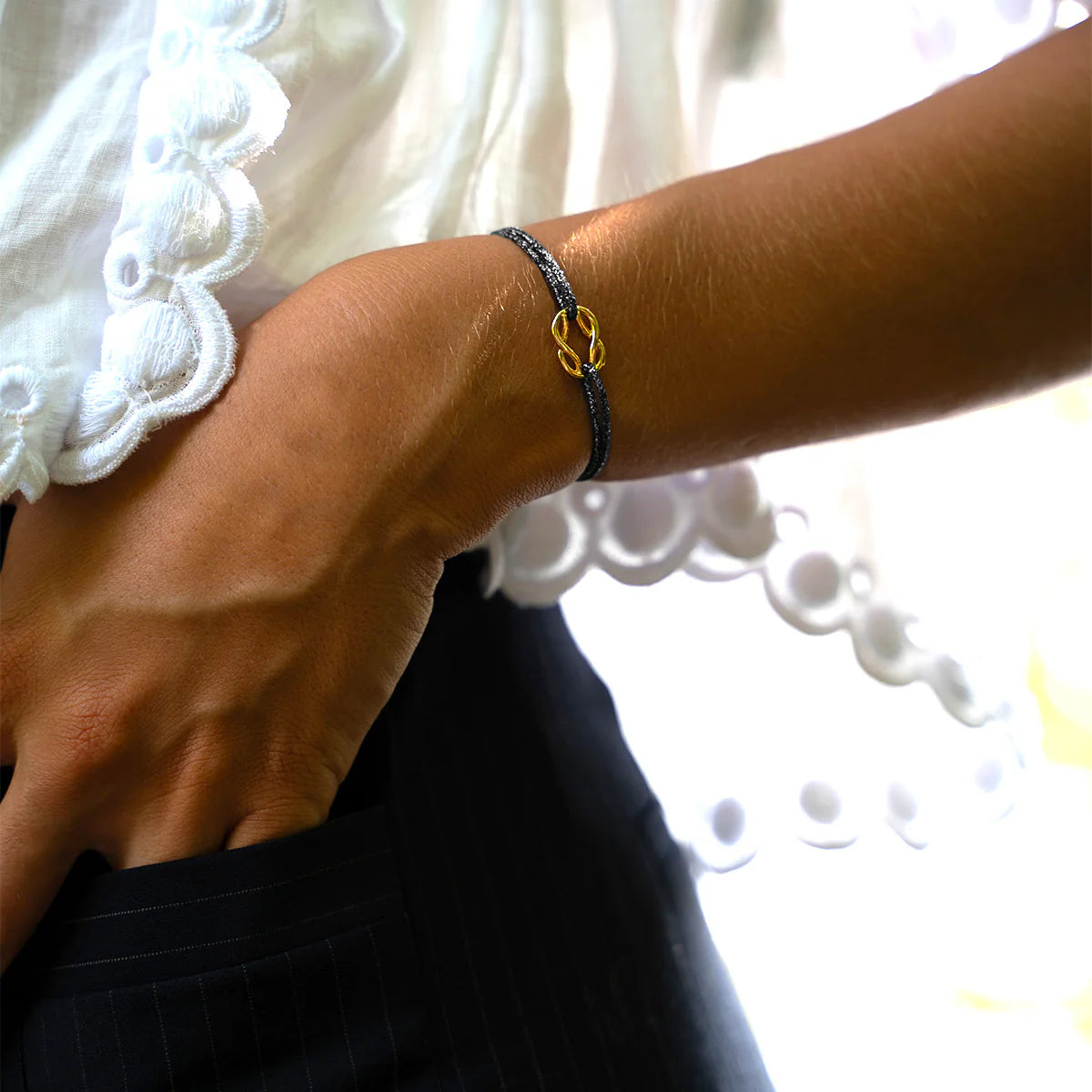 Pulsera Gaeta - Antracita brillante