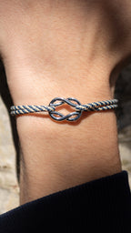 Pulsera Balancine - Rayas Azul Marino y Blancas