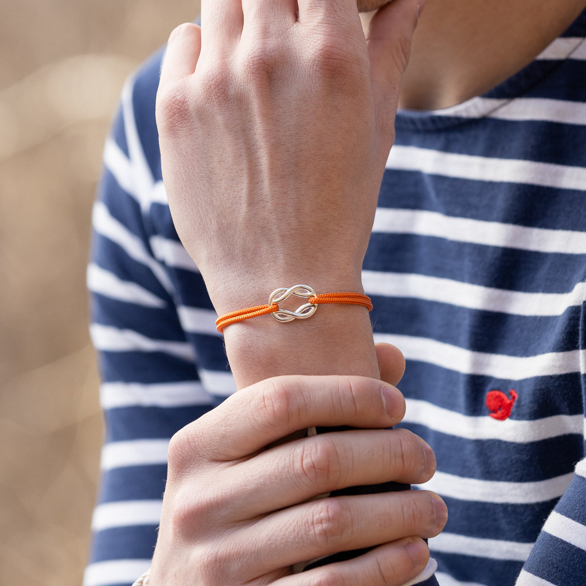 Pulsera Genois - Naranja Fluo
