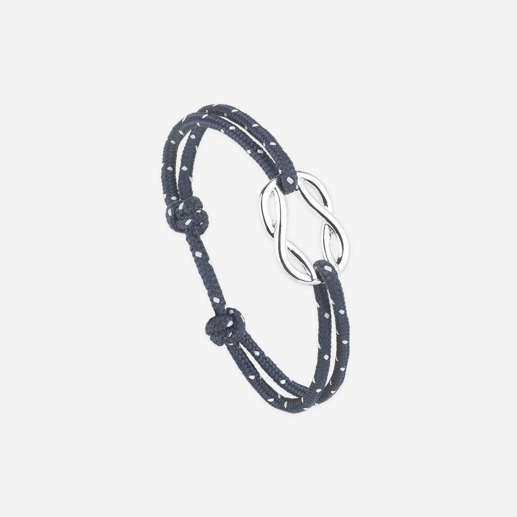Pulsera Goélette - Azul marino moteado de blanco