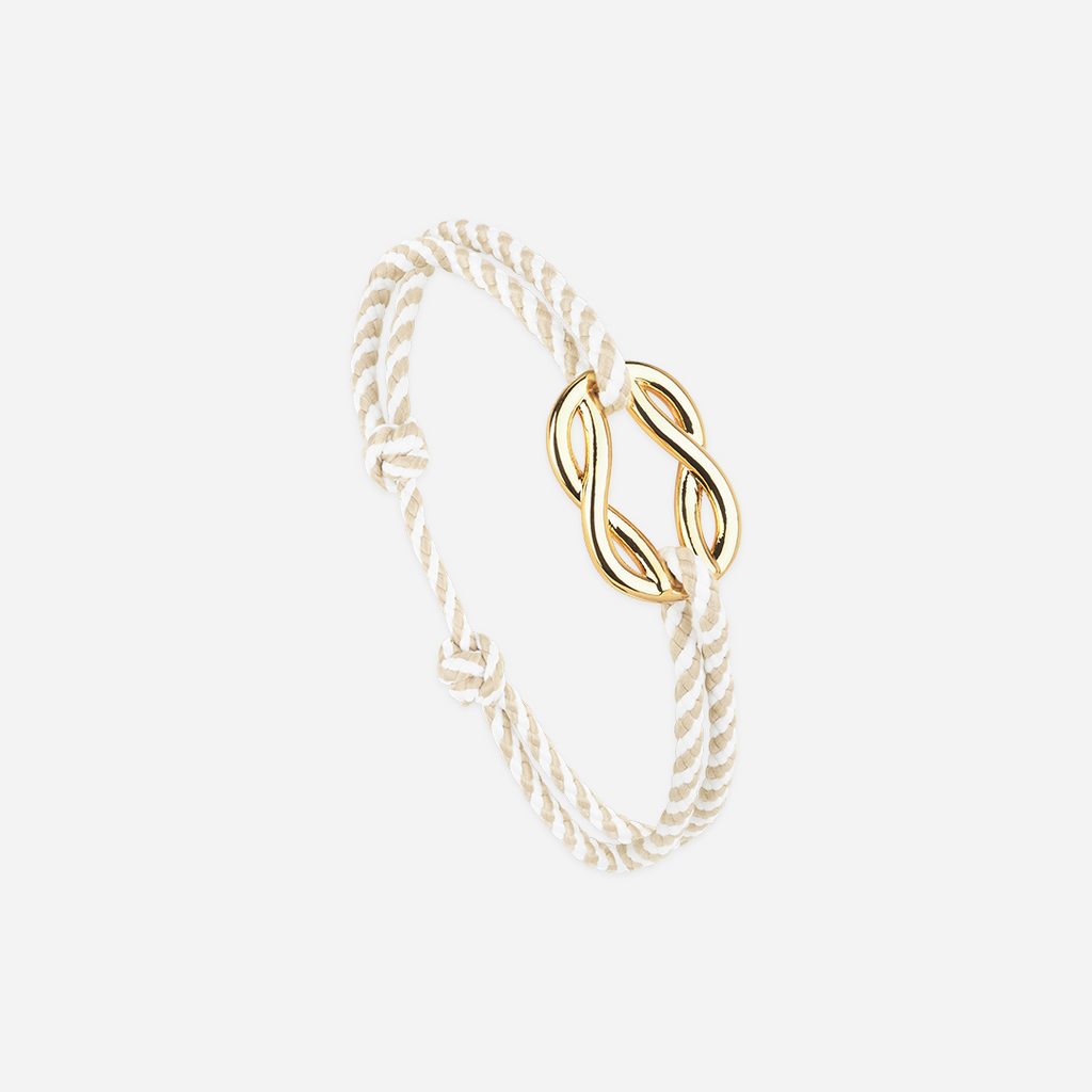 Pulsera Palomar - Beige Y Blanco