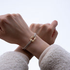 Pulsera Palomar - Beige Y Blanco