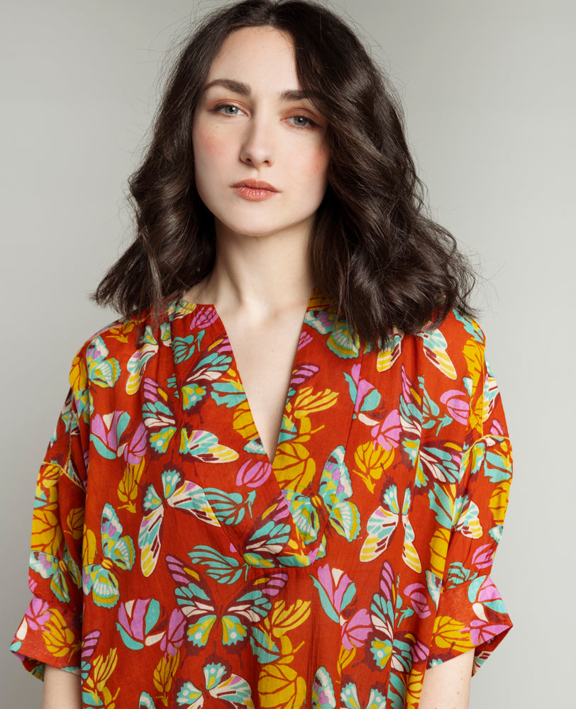 Vestido de playa - Holy Red Clay
