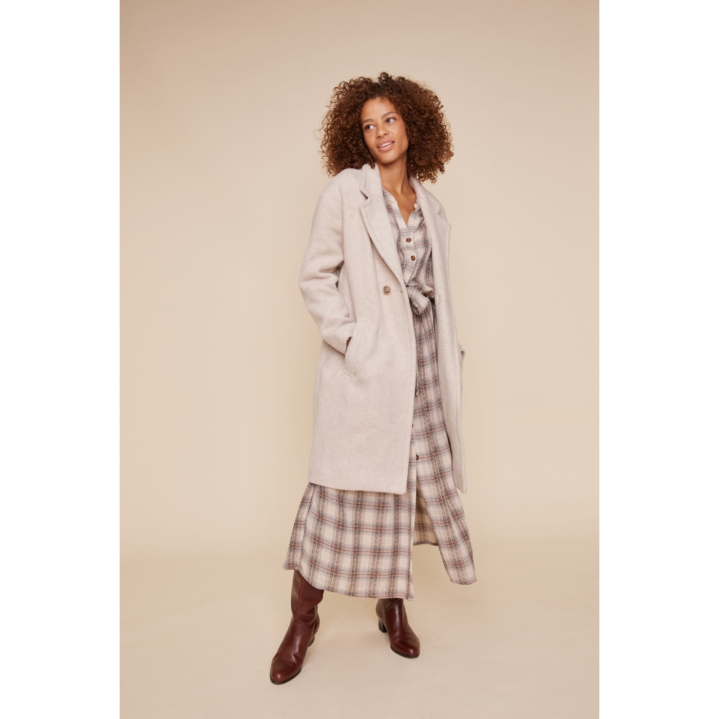 Manteau Naffi - Ecru