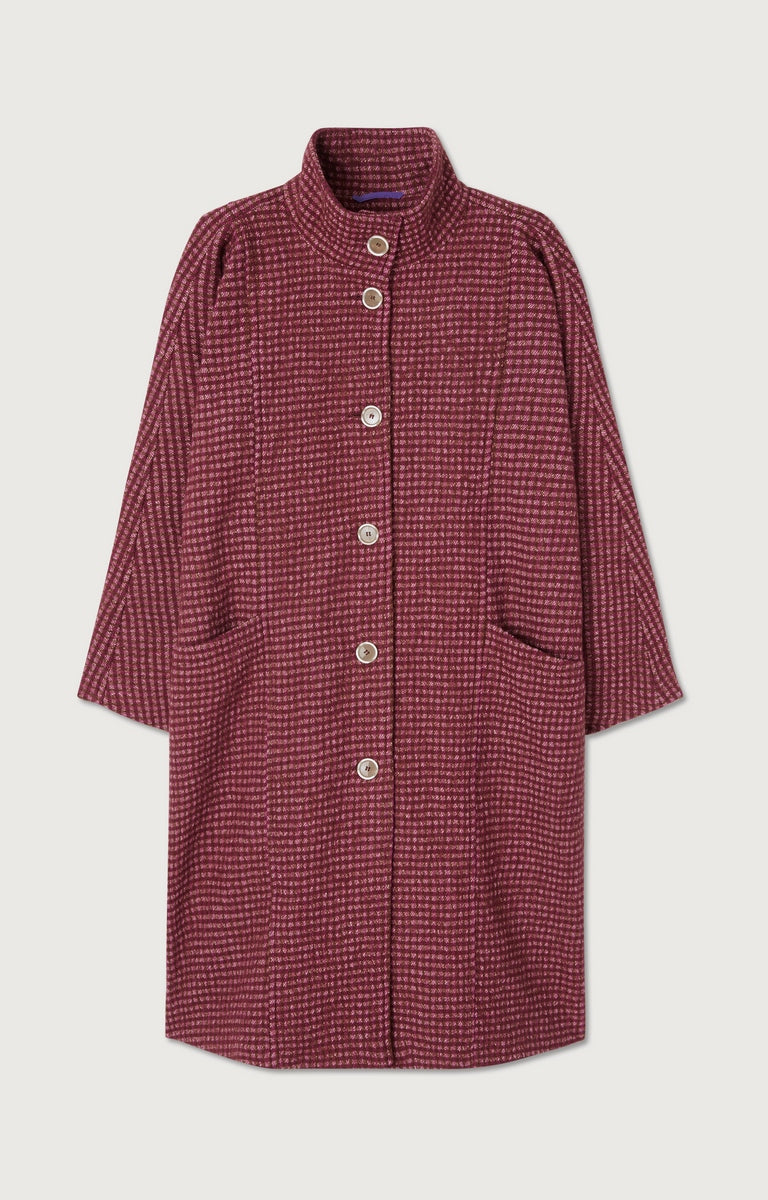 American Vintage - Le Manteau Nanbay - Carreaux Tendresse - Femme