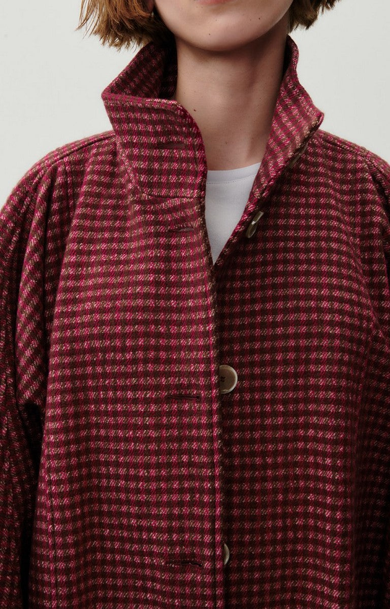 American Vintage - Le Manteau Nanbay - Carreaux Tendresse - Femme