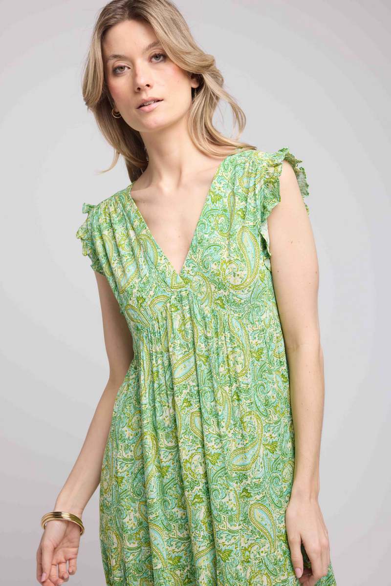 Vestido largo - Verde