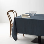 Tablecloth - Washed Linen - Storm Blue