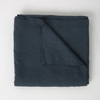 Tablecloth - Washed Linen - Storm Blue
