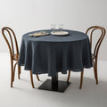 Tablecloth - Washed Linen - Storm Blue