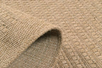 Round plain natural jute effect rug: NAT8751BEI NATURE