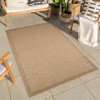 NATURE - Plain beige natural jute effect rug - NAT8751BEI NATURE