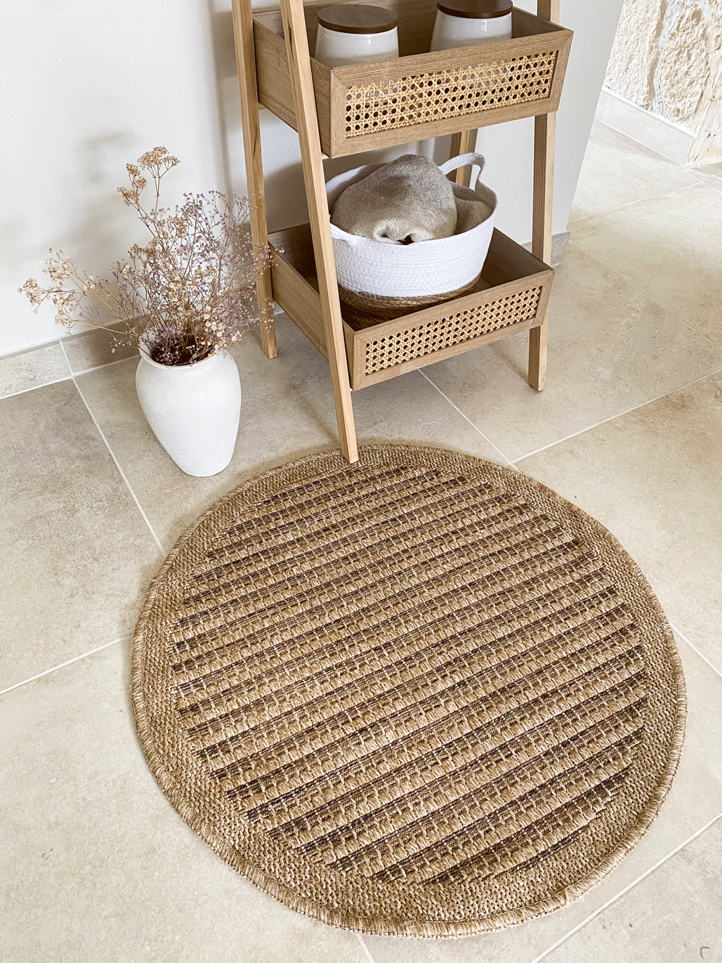Nature - Tapis D'Intérieur/Extérieur - Polypropylène - Marron