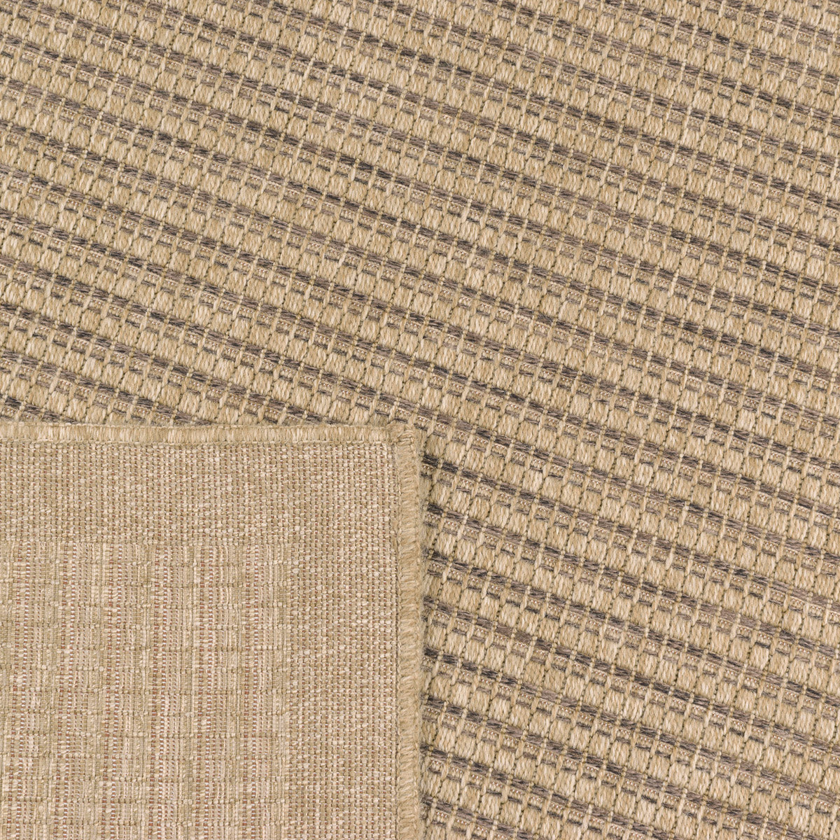 NATURE - Tapis effet jute naturel uni marron - NAT8751MAR tapis salon nazar