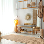 NATURE - Tapis effet jute naturel uni marron - NAT8751MAR tapis salon nazar