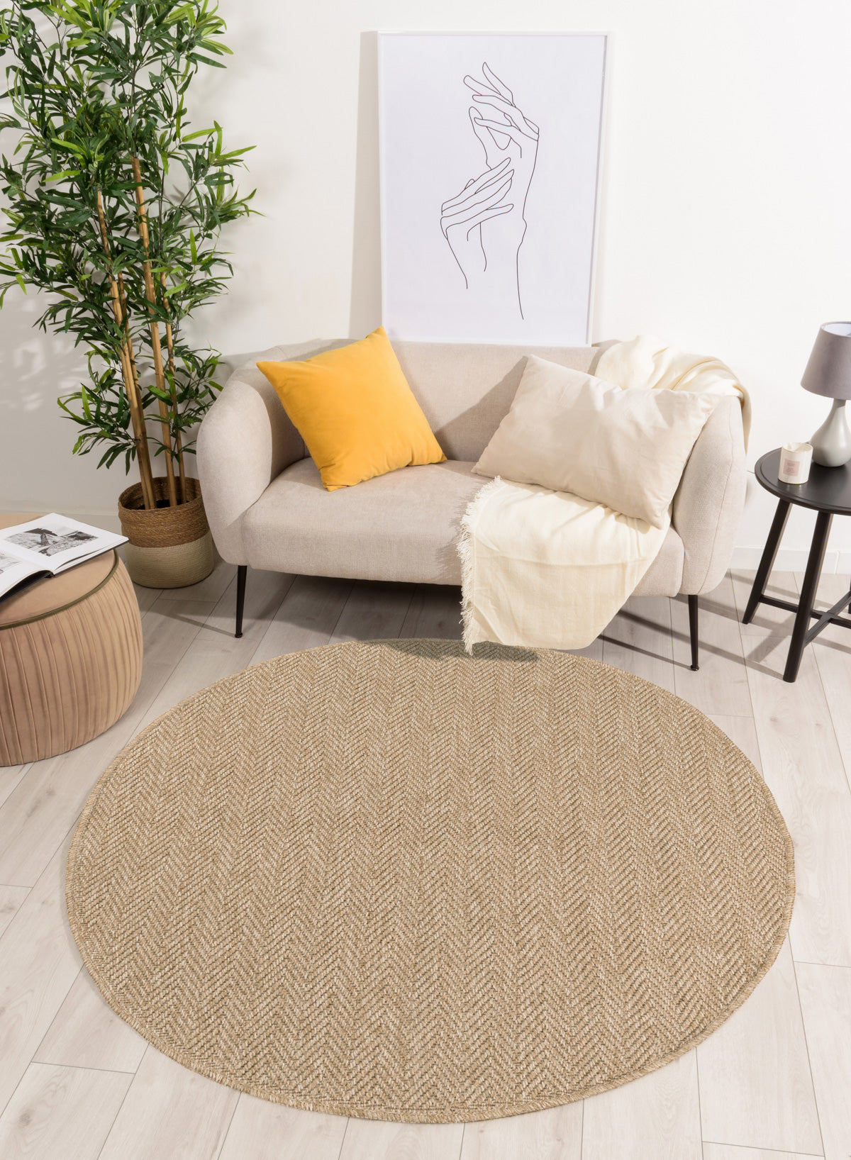 Nature - Alfombra Interior/Exterior - Polipropileno - Beige