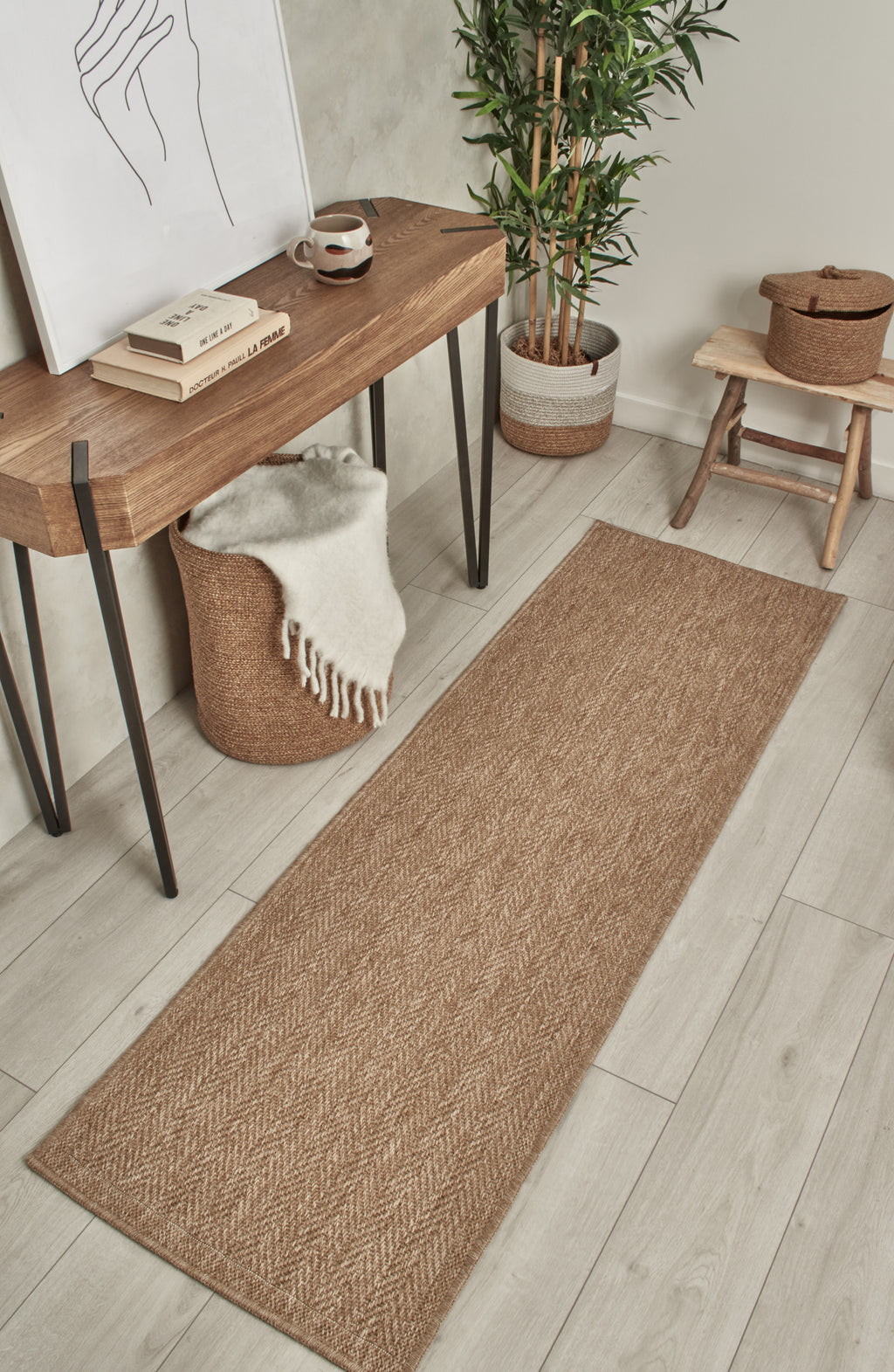 Nature - Alfombra Interior/Exterior - Polipropileno - Beige