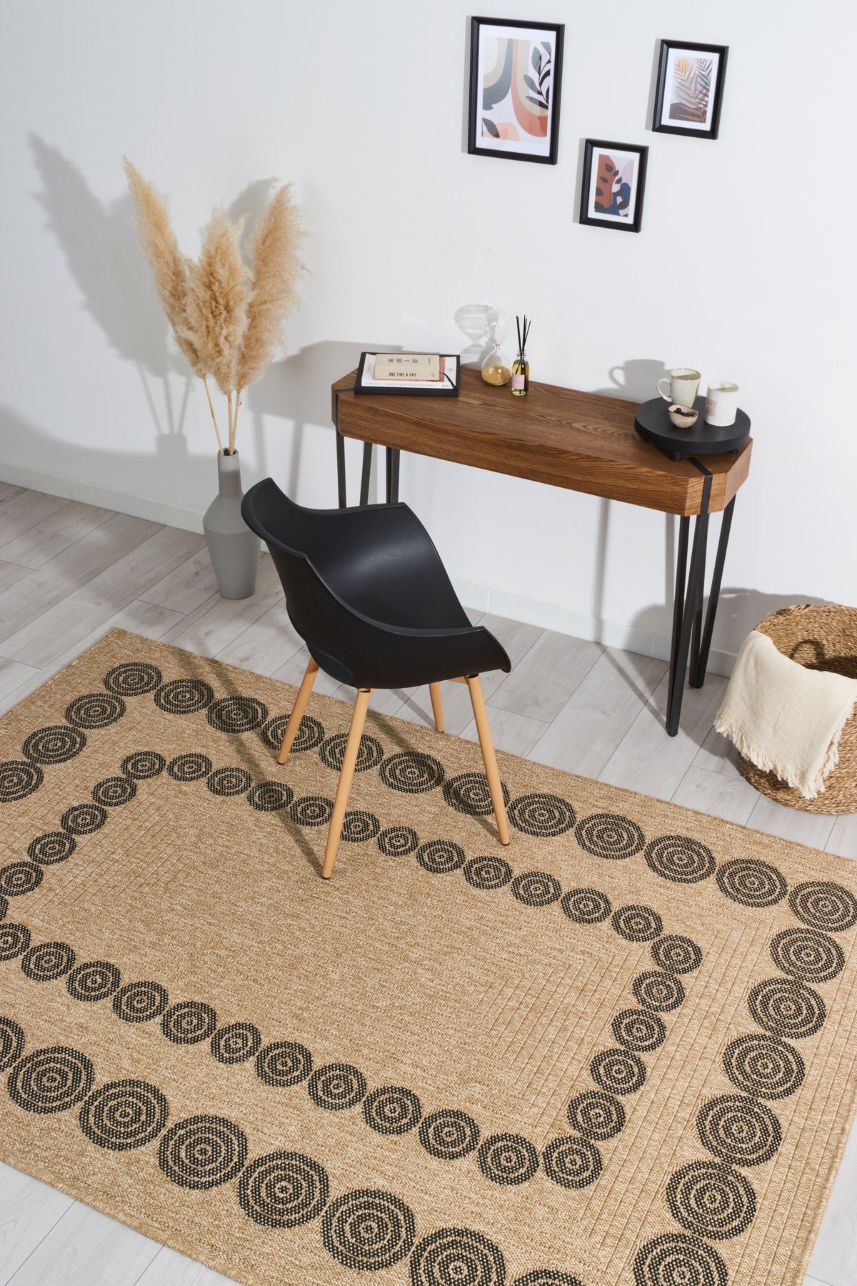 Nature - Indoor/Outdoor Rug - Polypropylene - Black