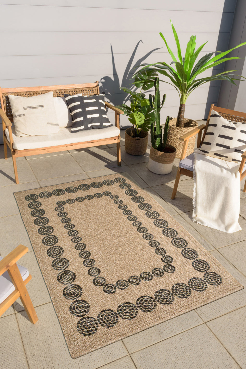 Nature - Indoor/Outdoor Rug - Polypropylene - Black
