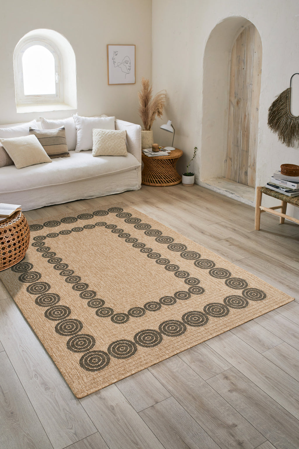 Nature - Indoor/Outdoor Rug - Polypropylene - Black