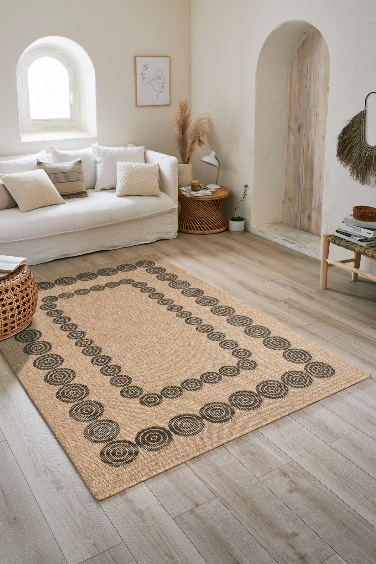 Nature - Indoor/Outdoor Rug - Polypropylene - Black