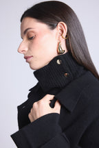 Cuello Alto Botones Natacha - Negro - Mixto