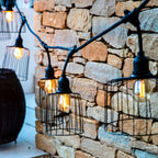 Nema - E27 Wired Garland - Steel - Black