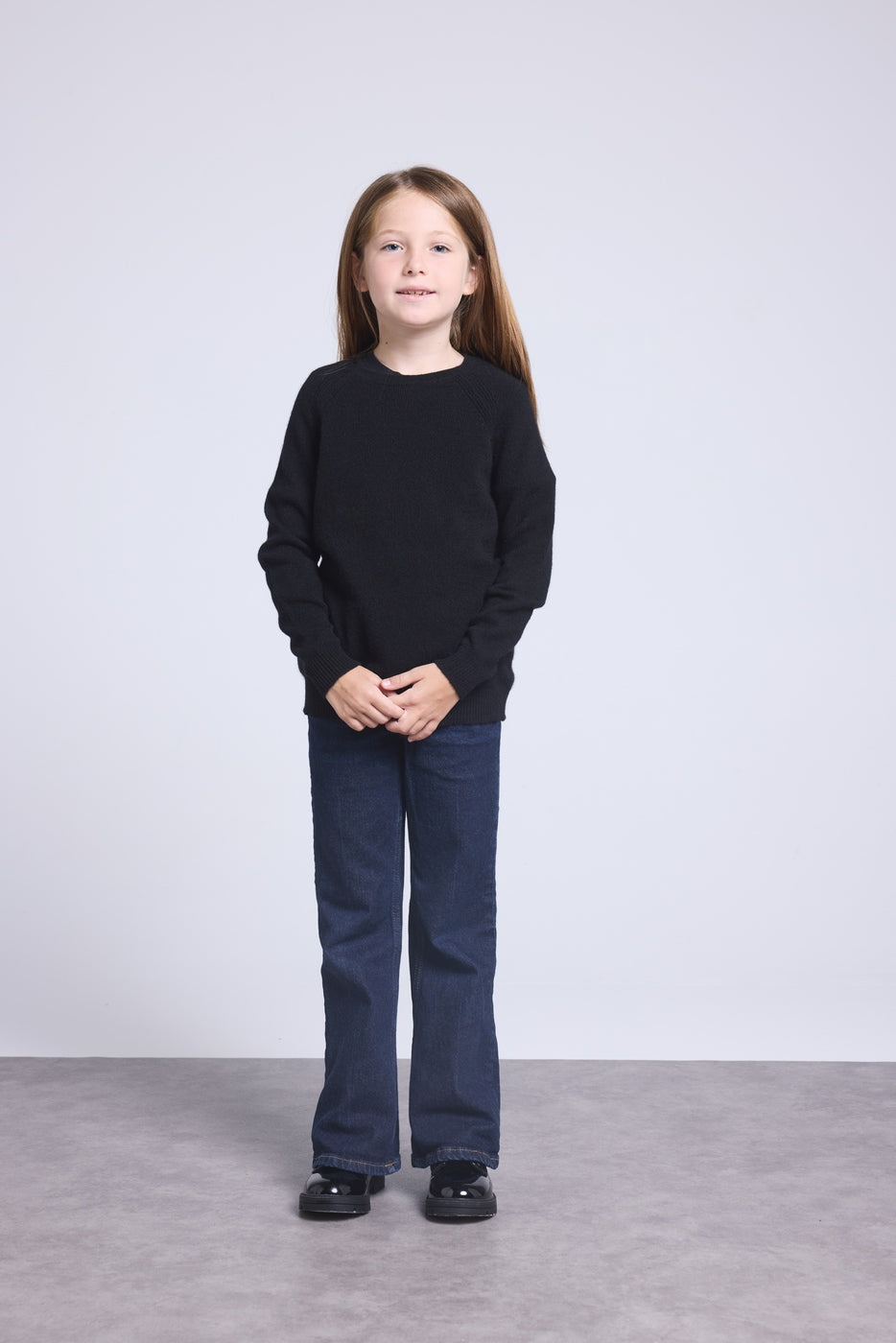 Jersey de cuello redondo Newton - Negro - Infantil
