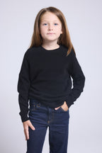 Jersey de cuello redondo Newton - Negro - Infantil
