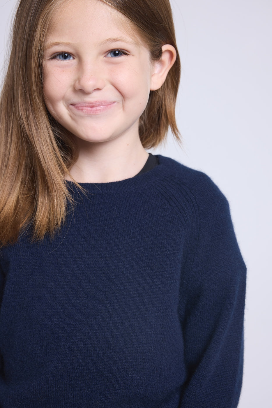 Jersey de cuello redondo Newton - Azul marino - Infantil