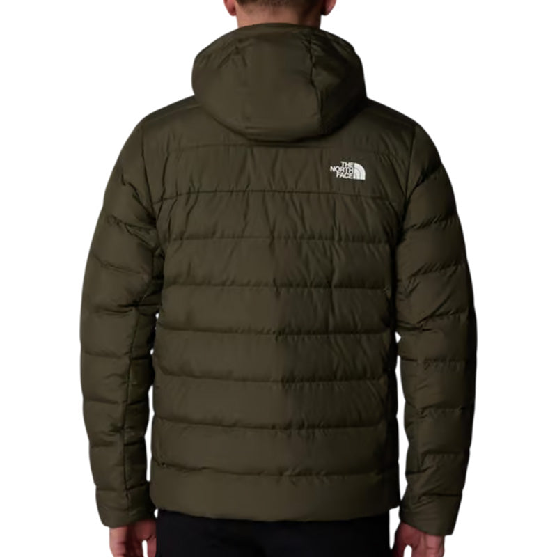 The North Face - Doudoune À Capuche Aconcagua 3 Hoodie - Kaki Blanc